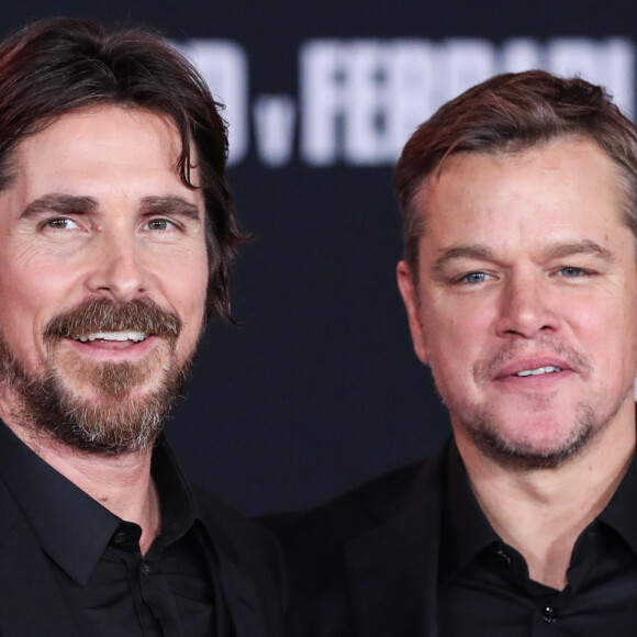 Christian Bale, Matt Damon - Les célébrités assistent à la première de "Ford v Ferrari" à Los Angeles, le 4 novembre 2019.