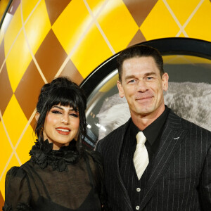 Shay Shariatzadeh and John Cena arriving for the world premiere of Argylle at the Odeon Luxe in London, UK, on Wednesday January 24, 2024. Photo by Ian West/PA Wire/ABACAPRESS.COM 