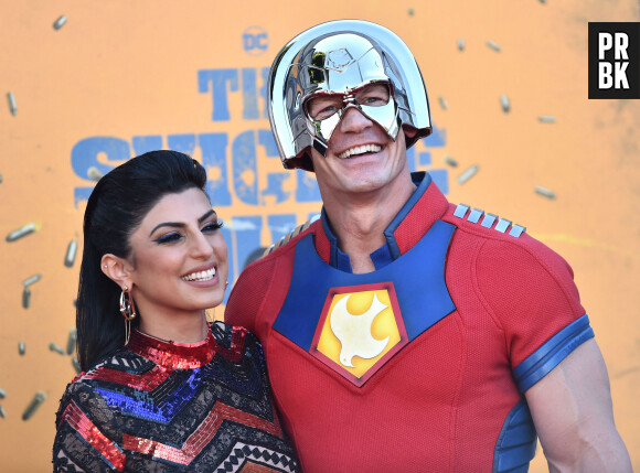 John Cena and Shay Shariatzadeh at \"The Suicide Squad\" premiere held at the Regency Village Theatre on August 2, 2021 in Westwood, Los Angeles, CA, USA. Photo by O'Connor/AFF/ABACAPRESS.COM 