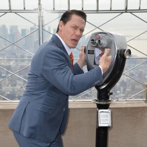 John Cena at a public appearance for Bumblebee Cast Light Up Empire State Building for Make-A-Wish Foundation, The Empire State Building, New York City, NY, USA on December 20, 2018. Photo by Kristin Callahan/Everett Collection/ABACAPRESS.COM 