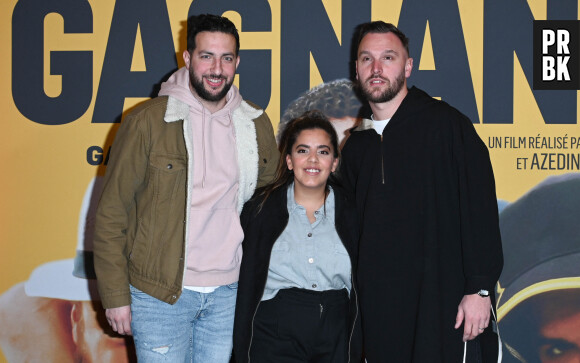 Ines Reg et Kevin Debonne - Avant-première du film "Les Gagnants" au Grand Rex à Paris le 11 avril 2022. © Coadic Guirec/Bestimage