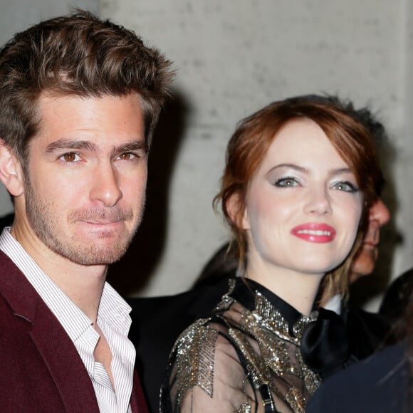 Andrew Garfield, Emma Stone - Première du film "The Amazing Spider-Man 2 : Le Destin d'un Héros" à Rome, le 14 avril 2014.