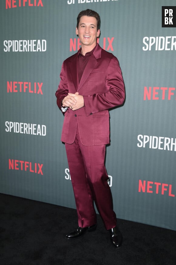 Miles Teller à la première du film "Spiderhead" à New York, le 15 juin 2022.