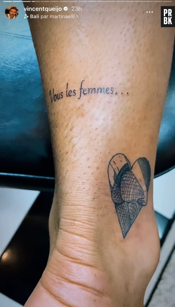 Ce tatouage de Vincent Queijo fait polémique.