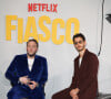 Igor Gotesman et Pierre Niney - Avant premiere de la série Netflix "Fiasco" au cinema UGC Normandie à Paris le 29 avril 2024. © Coadic Guirec/Bestimage