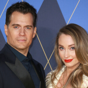 Henry Cavill et Natalie Viscuso - Première du film "Argylle" à Londres. Le 24 janvier 2024. © Fred Duval-SOPA Images / Zuma Press / Bestimage