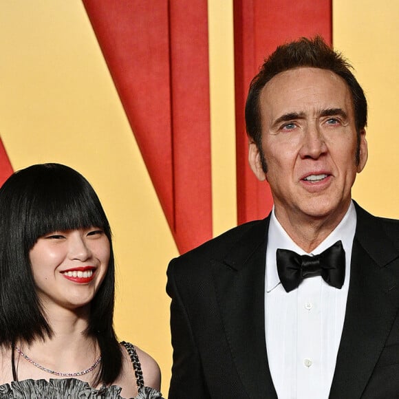 Nicolas Cage lors de la soirée des Oscars Vanity Fair 2024 organisée par Radhika Jones au Wallis Annenberg Center for the Performing Arts à Beverly Hills, Los Angeles, Californie, Etats-Unis, le 10 mars 2024.