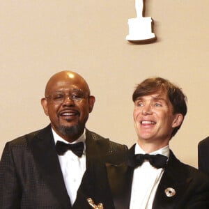 Ben Kingsley, Matthew McConaughey, Forest Whitaker, Cillian Murphy, Nicolas Cage et Brendan Fraser - Photocall de la 96ème édition de la cérémonie des Oscars à Los Angeles, le 10 mars 2024. © Imago / Panoramic / Bestimage