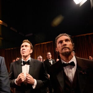 Brendan Fraser, Nicolas Cage, and Matthew McConaughey - 96ème cérémonie des Oscars au Dolby theater à Hollywood le 10 mars 2024