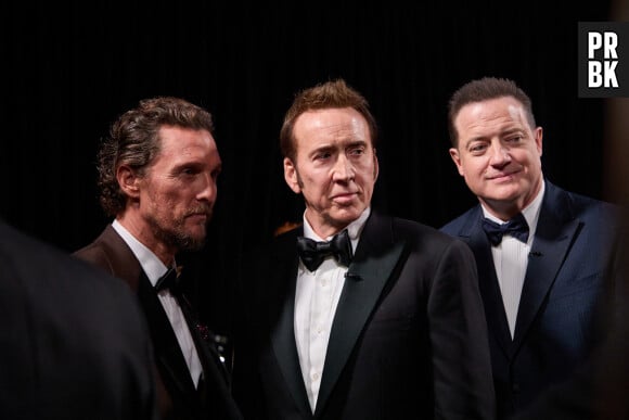 Matthew McConaughey, Nicolas Cage, Brendan Fraser - 96ème cérémonie des Oscars au Dolby theater à Hollywood le 10 mars 2024