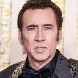 Nicolas Cage à la cérémonie des Golden Globe Awards 2024