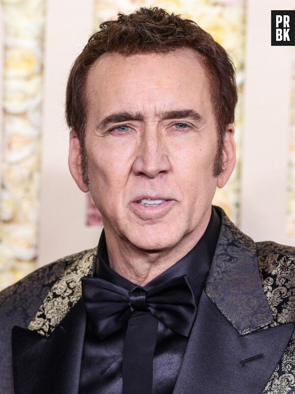 Photo : Nicolas Cage à la cérémonie des Golden Globe Awards 2024 ...