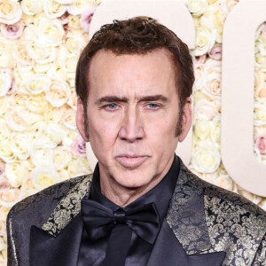 Riko Shibata et Nicolas Cage à la cérémonie des Golden Globe Awards 2024