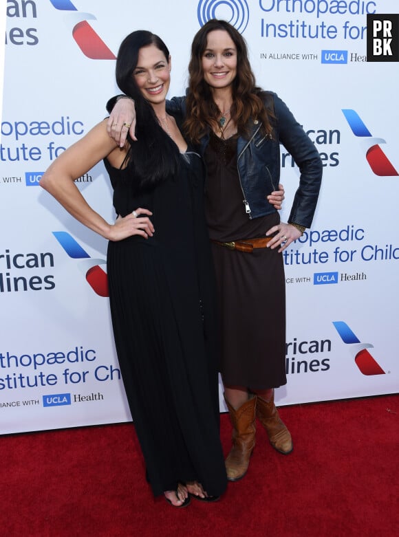 Amanda Righetti, Sarah Wayne Callies lors de la soirée de gala annuelle Orthopaedic Institute for Children 2017 au MacArthur à Los Angeles, Californie, Etats-Unis, le 10 juin 2017. © Chris Delmas/Bestimage