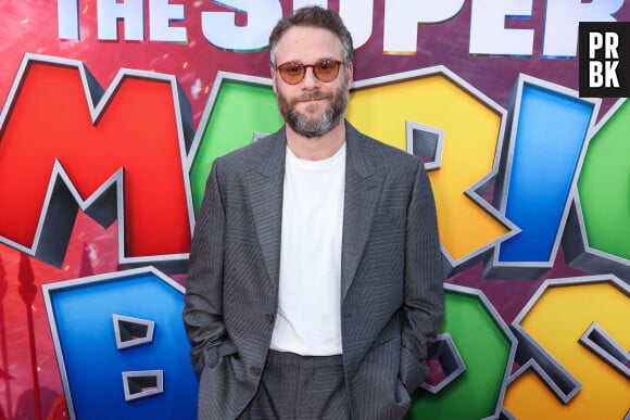 Seth Rogen à la première du film "The Super Mario Bros" à Los Angeles, le 1er avril 2023.