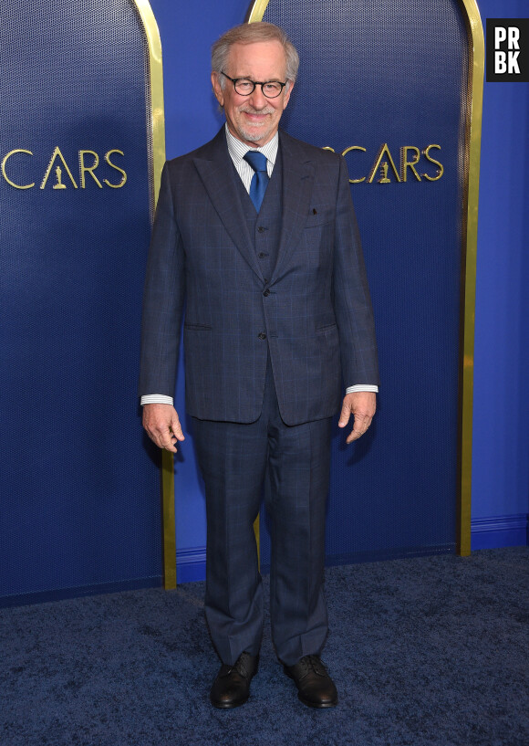 Steven Spielberg au photocall du dîner des nominés de la 94ème édition des Oscar à Los Angeles, le 7 mars 2022. © Lisa O'Connor/Zuma Press/Bestimage