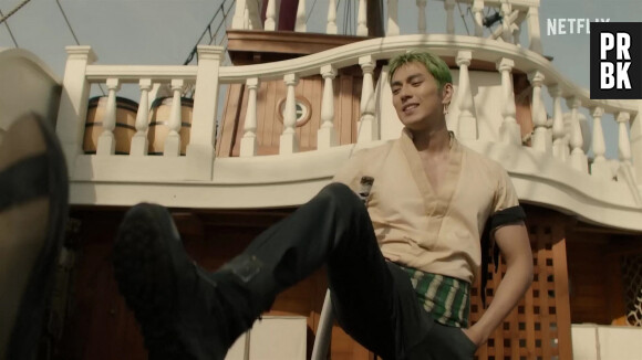 Mackenyu en action en tant que Zoro dans la saison 1 de la série One Piece