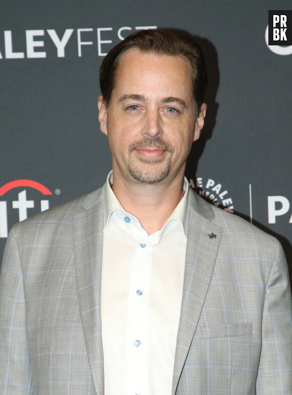 Sean Murray au photocall "A Tribute to NCIS Universe" lors du PaleyFest LA 2022 à Los Angeles, le 10 avril 2022.