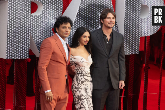 M Night Shyamalan, Saleka, Josh Hartnett - Projection du film "Trap" au cinéma "Cineworld Cinema London - The O2 Greenwich" à Londres. Le 29 juillet 2024