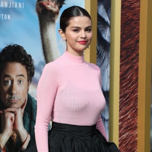 Selena Gomez lors de la première du film "Le Voyage du Dr Dolittle"Dolittle" au Regency Village Theatre à Westwood, Los Angeles, Californie, Etats-Unis.