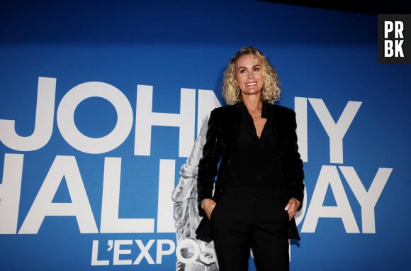 Laeticia Hallyday - Photocall du vernissage de l'exposition "Johnny Hallyday, l'exposition" au Palais des Expositions à Paris. Le 21 décembre 2023 © Dominique Jacovides / Bestimage