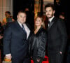 Nico Capone, Daniela et Baptiste Giabiconi - Arrivées à la 10ème édition du "Global Gift Gala" au Four Seasons Hotel George V à Paris. © Christophe Clovis / Bestimage