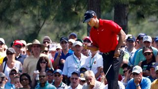 Tiger Woods a (failli) remettre sa veste verte ... au Masters d'Augusta