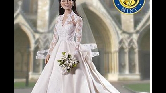 Kate Middleton ... version poupée robe de mariée