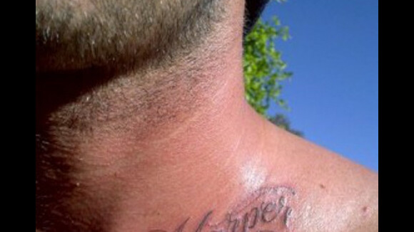 PHOTO - David Beckham : Il immortalise le prénom de sa fille avec un tatouage