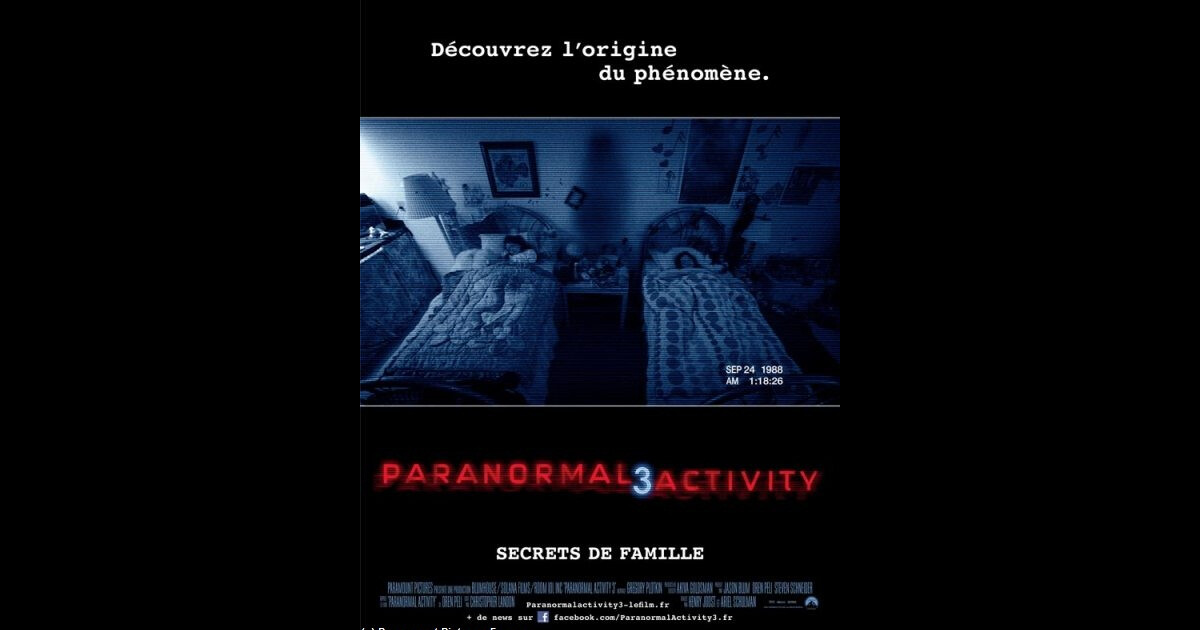 Paranormal Activity 3 : 1 bande annonce en VF, 1 photo et les horaires