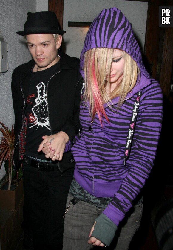 Avril Lavigne et son ex-mari Deryck Whibley