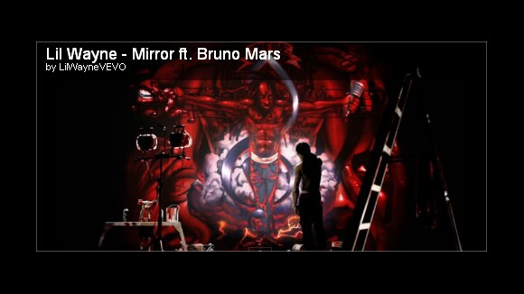 Bruno Mars et Lil Wayne nous en mettent plein la vue avec "Mirror" (VIDEO)
