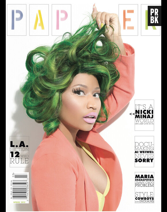 Nicki Minaj en couverture du prochain numéro de Paper