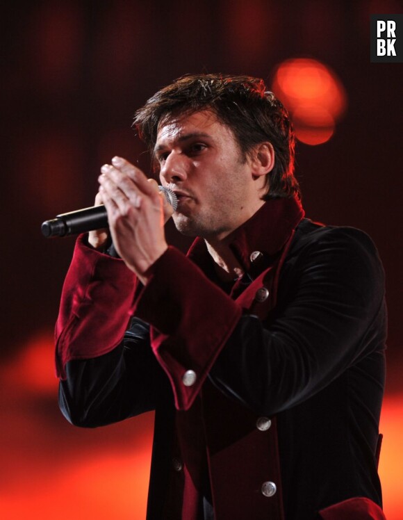 Orelsan sur scène lors des Victoires de la Musique 2012
