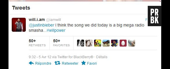 Will.I.Am pense que son duo avec Justin Bieber va cartonner !