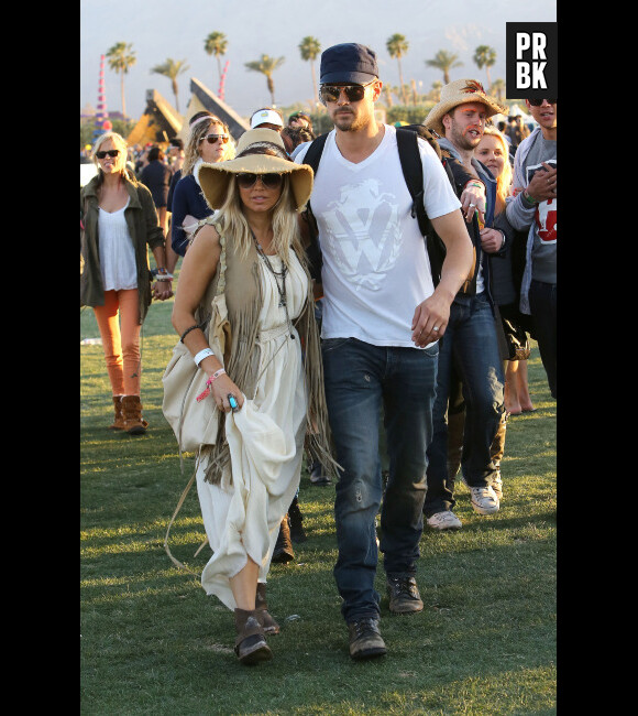 Fergie et Josh Duhamel, toujours aussi in love pendant Coachella 2012