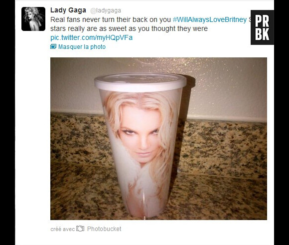 Lady Gaga super fan de Britney Spears