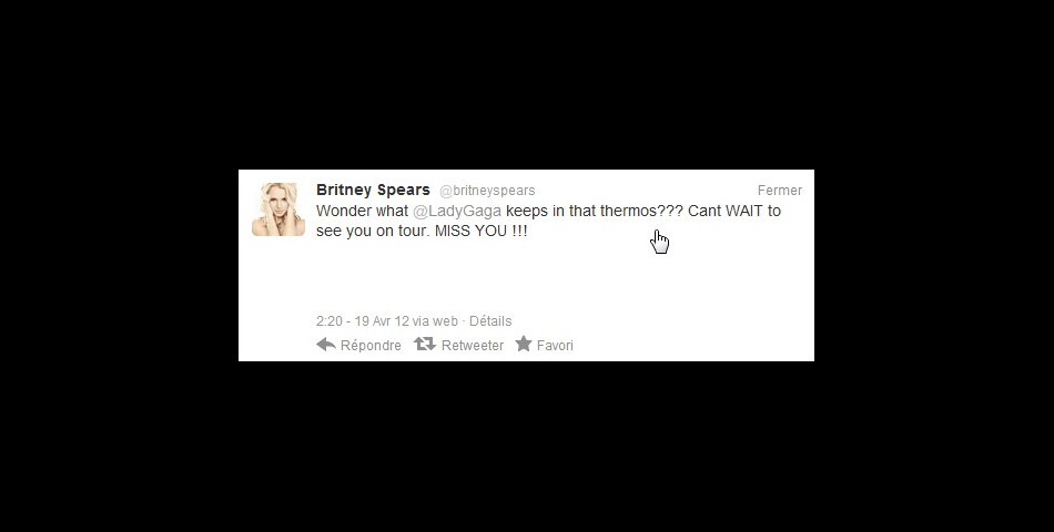 Britney Spears la pote de Lady Gaga