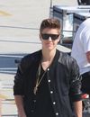 Justin sur le tournage du clip de Boyfriend