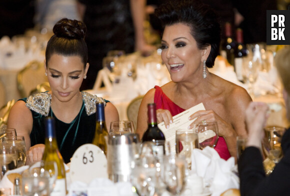 Kim et sa maman Kris à la soirée de la Maison Blanche