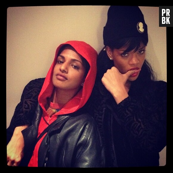 Rihanna pose avec M.I.A