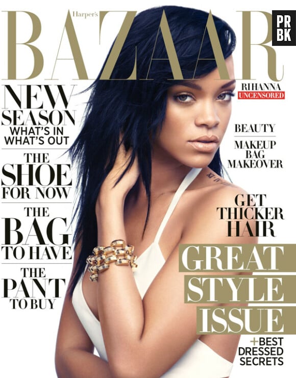 Rihanna en une d'Harper's Bazaar
