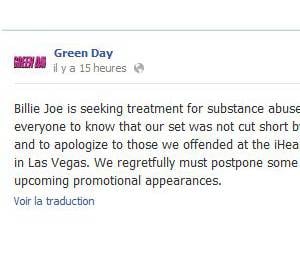 Green Day s'excuse et s'explique