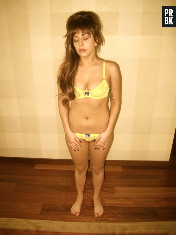 Lady Gaga s'affiche à moitié nue pour lancer "A Body Revolution"