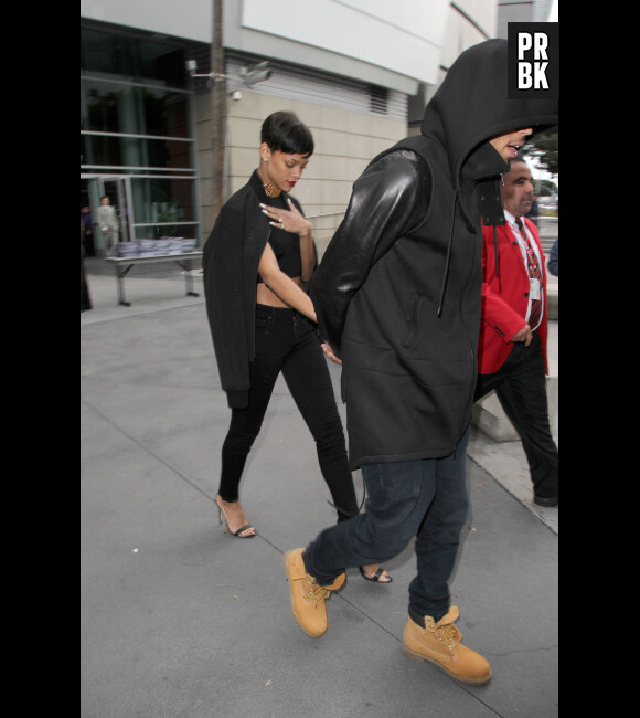 Rihanna et Chris Brown sont repartis ensemble du Staples Center