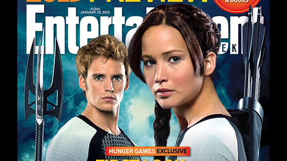 Hunger Games 2 : Katniss et Finnick collés-serrés et en Une de EW !