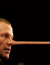 Lance Armstrong transformé en Pinocchio par Andrew Corsello pour GQ