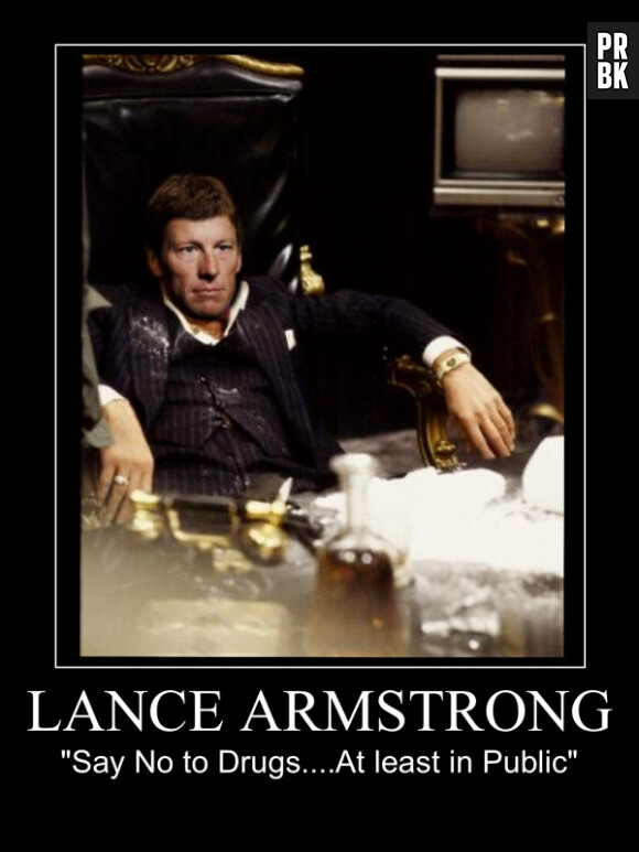 Lance Armstrong à la mode Scarface