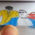 Le clip du Gangnam Style de PSY dessiné intégralement