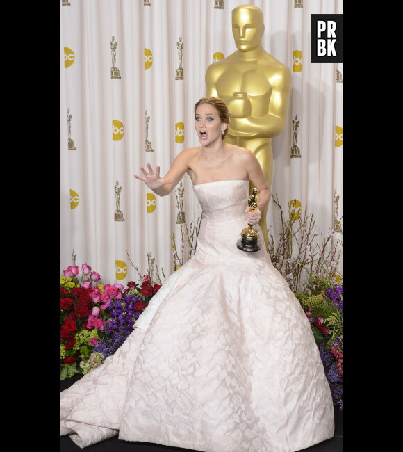 Jennifer Lawrence a immédiatement regretté son doigt d'honneur. Mais trop tard, l'instant était déjà immortalisé.